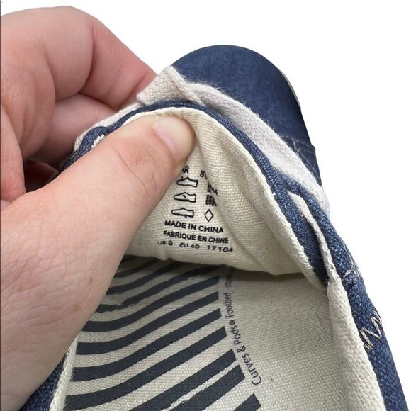 Taos Star Burst Sneakers Womens 9 blue Canvas Tennis Comfort Shoes - Picture 3 of 7